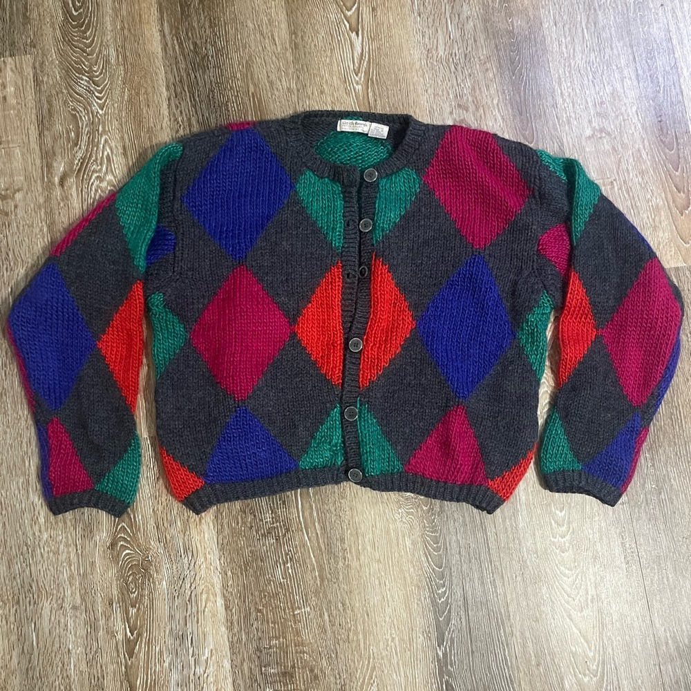 Colorful Vintage Cardigan